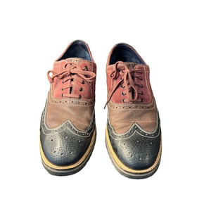Cole Haan‎ Men’s Burgundy Black & Brown Grand Wingtip Oxford Shoes Size 11.5M